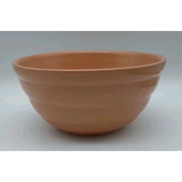 Vintage Ringware Beehive Shaped Pottery Mixing Bowl Orange - Picture 1 of 5